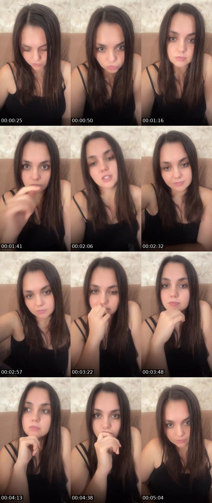 Contact-sheet preview of Nastya KH 😇's Liveme recording