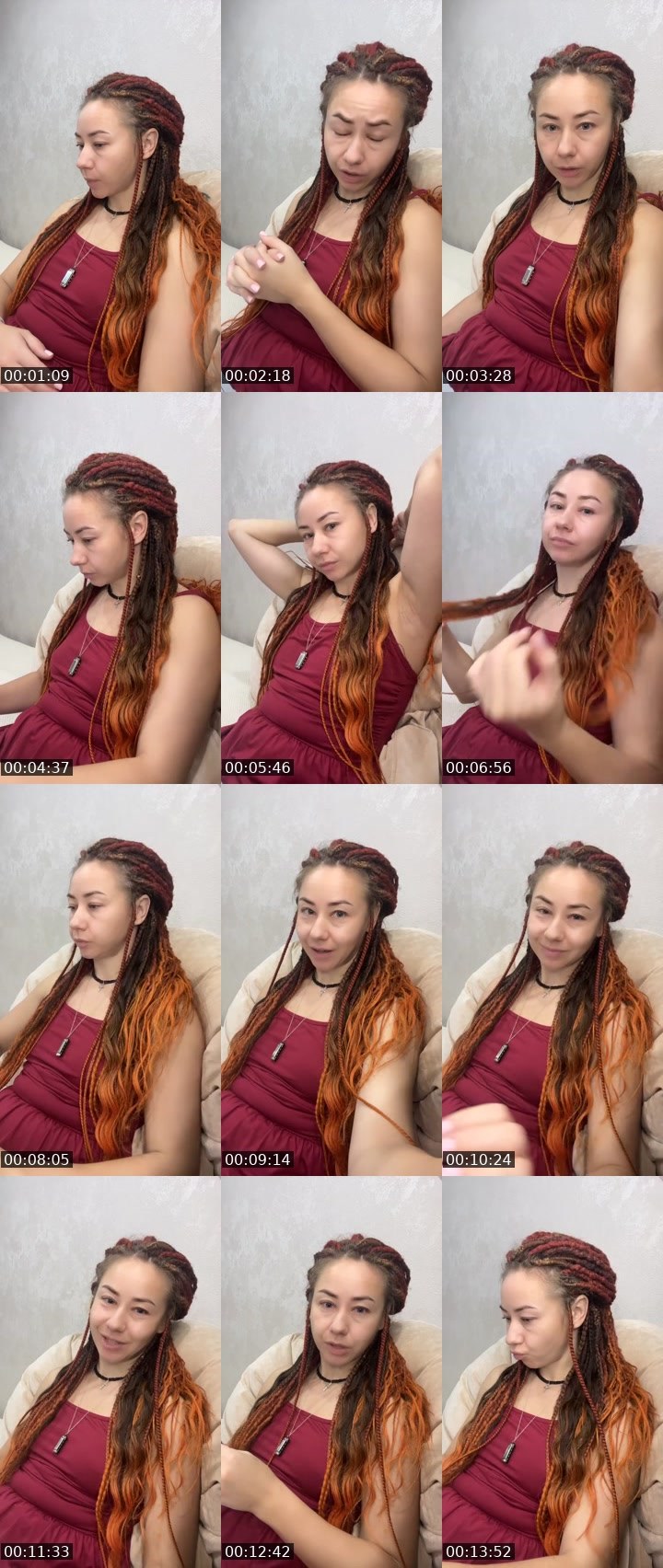Contact-sheet preview of MU$E💎105к℄'s Liveme recording