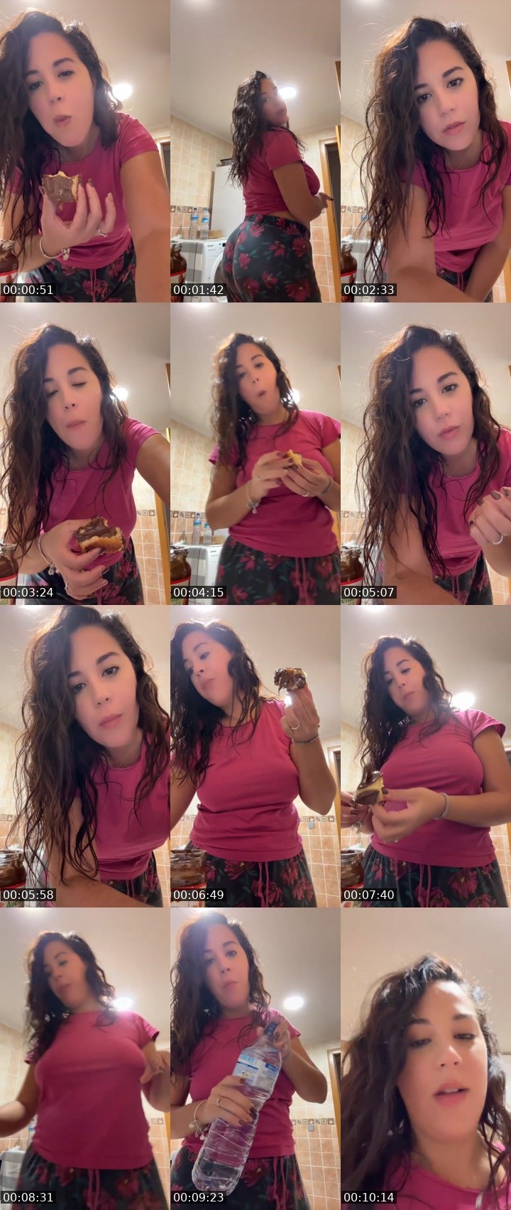 Contact-sheet preview of Lorenaglbrt1 🌹🐝's Liveme recording