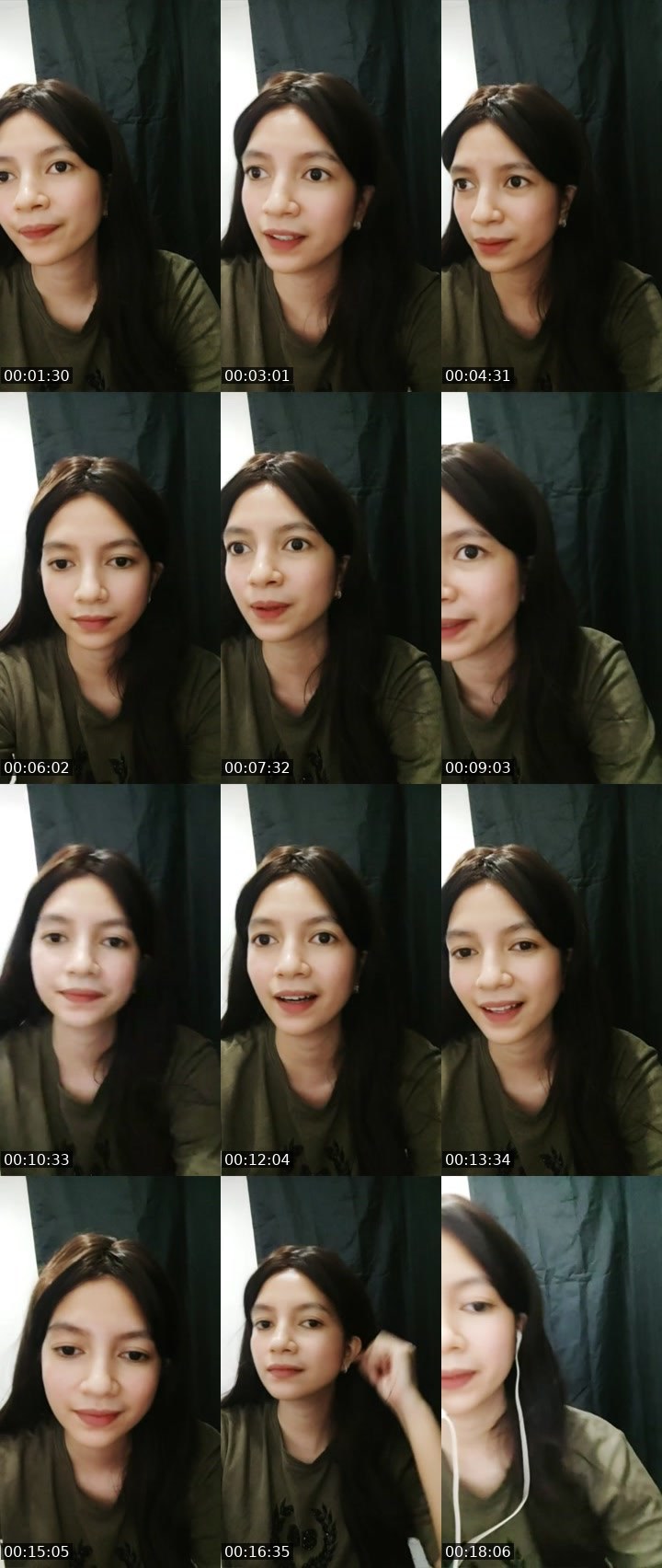 Contact-sheet preview of 👸🏻Yohan🦢's Liveme recording