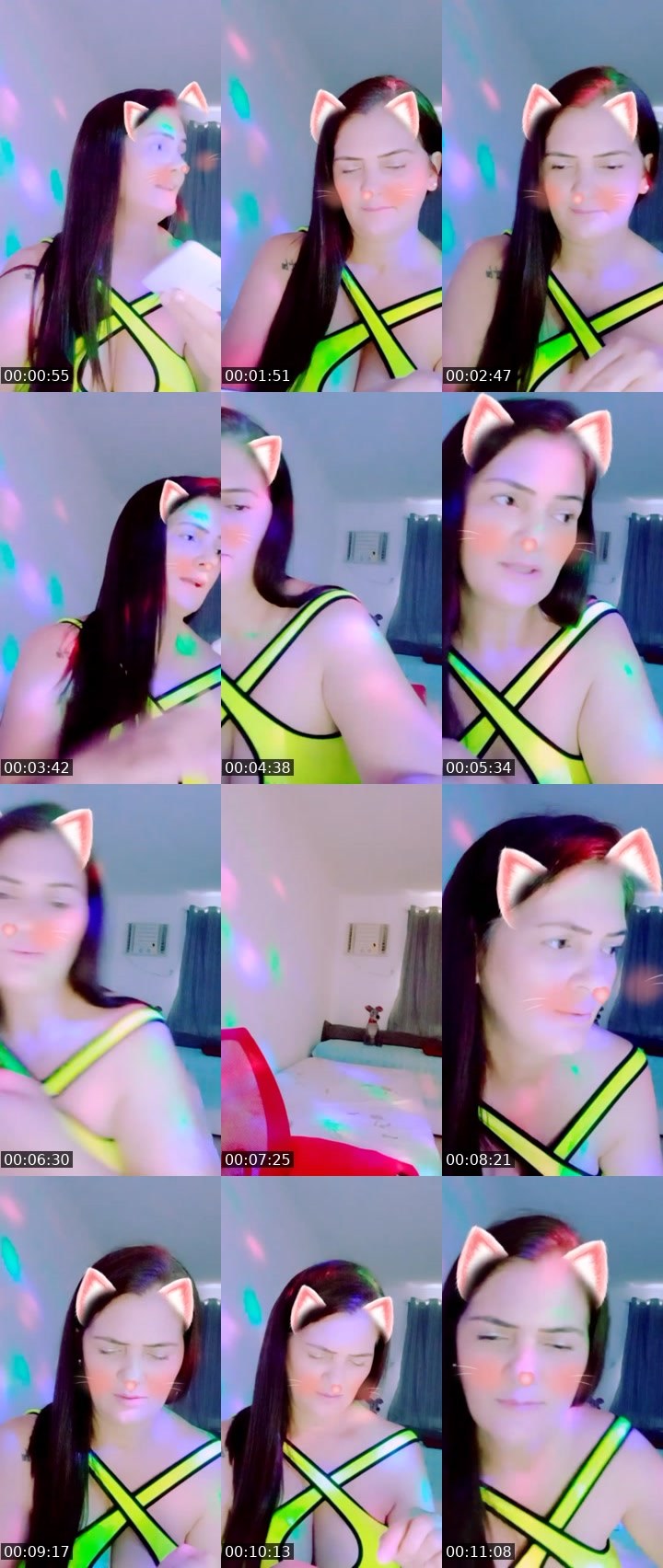 Contact-sheet preview of 🌸P♡LLY's Liveme recording