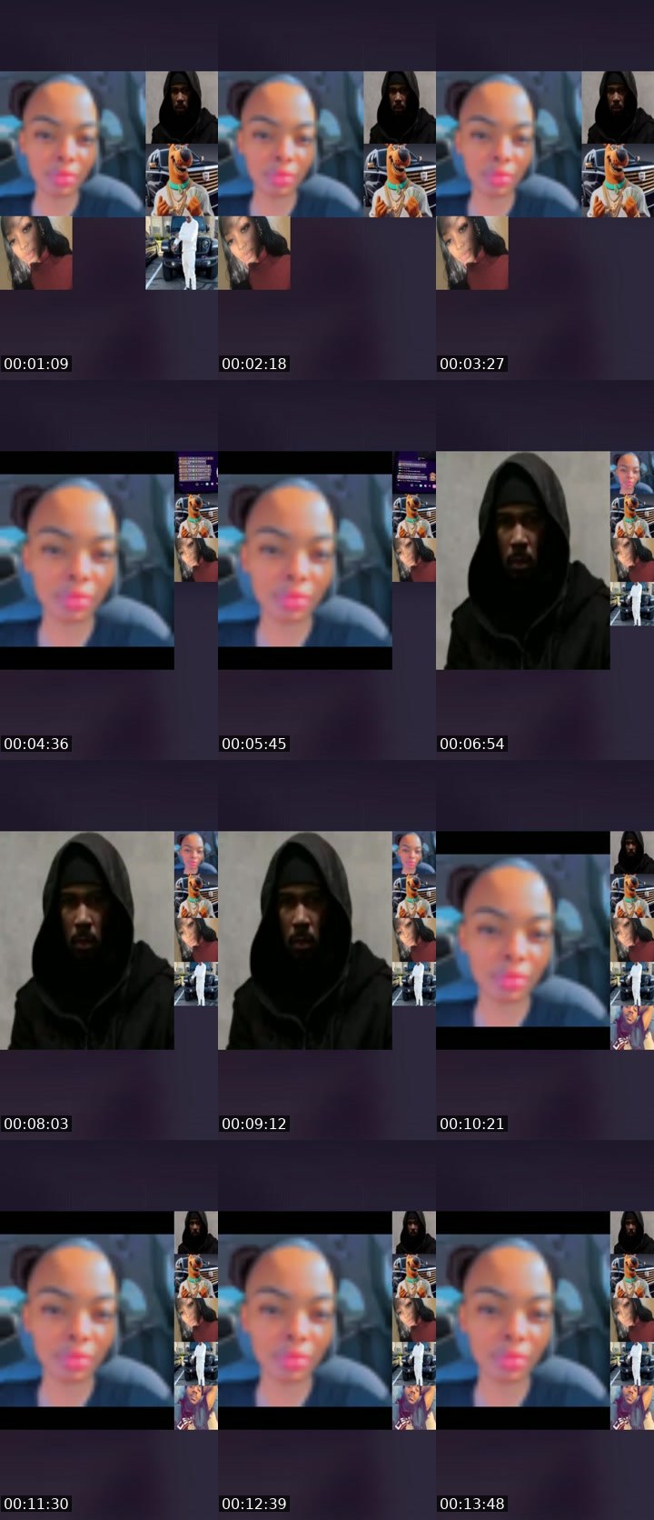 Contact-sheet preview of 🤬༯єχσтι¢♕🇱🇨's Liveme recording