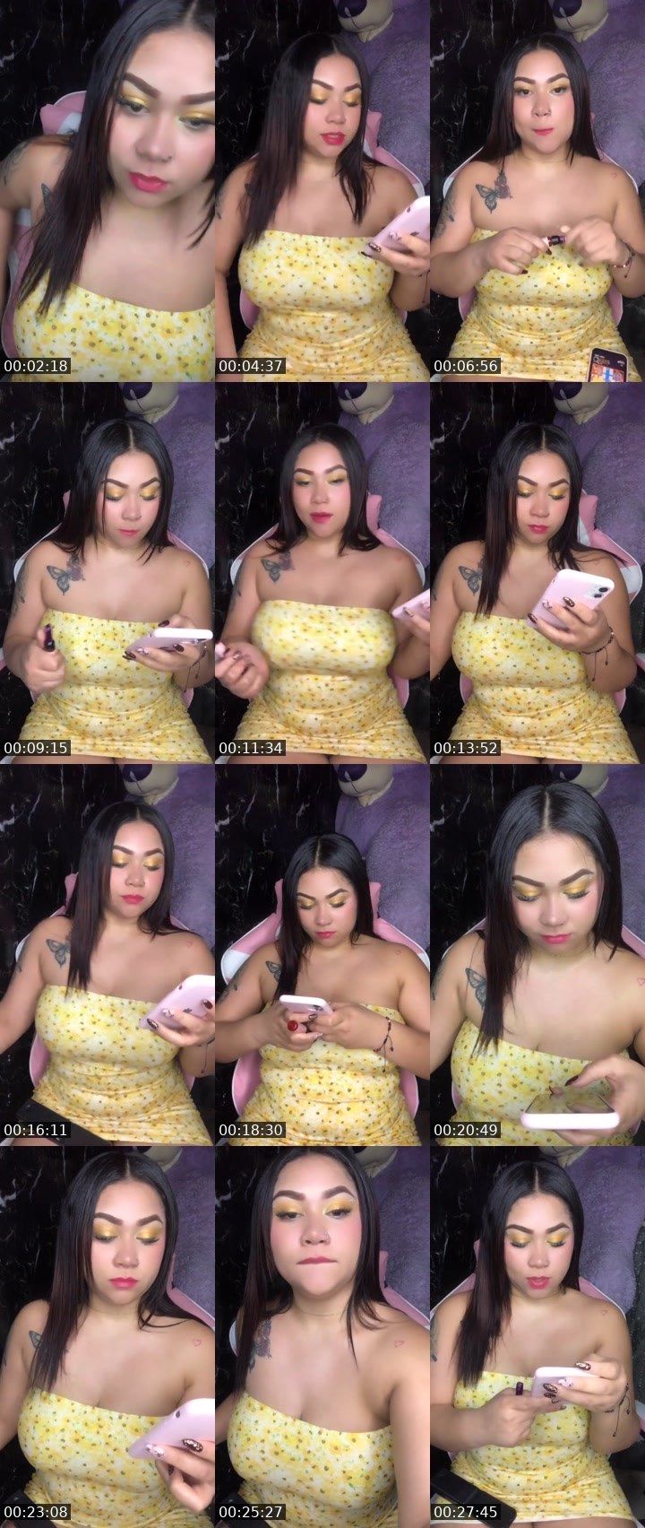 Contact-sheet preview of 🦋🐬sofi✰Lღ🦋🎭's Liveme recording