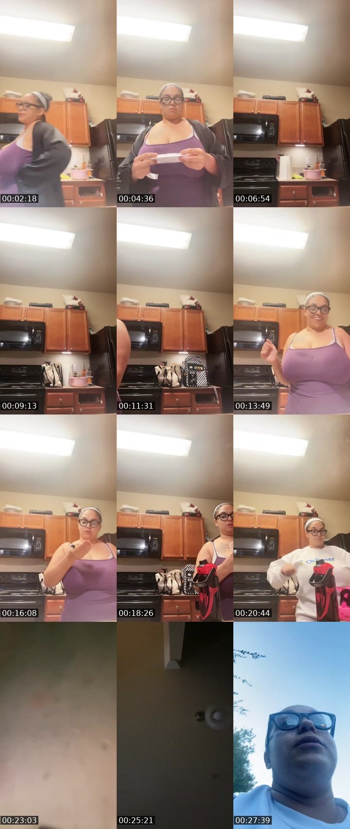 Contact-sheet preview of F .'s Liveme recording