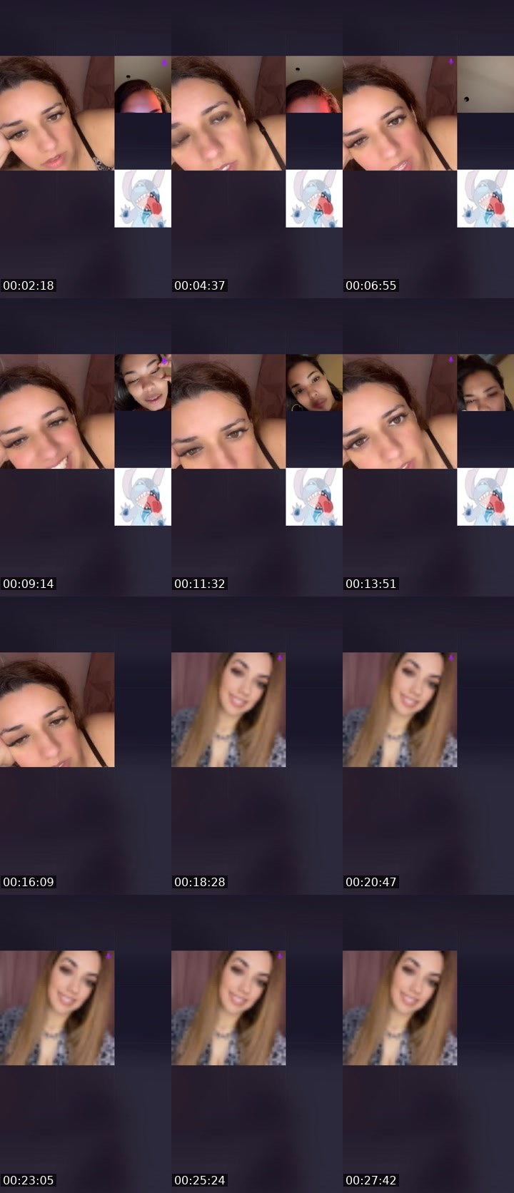 Contact-sheet preview of Line Ribeiro 😎's Liveme recording
