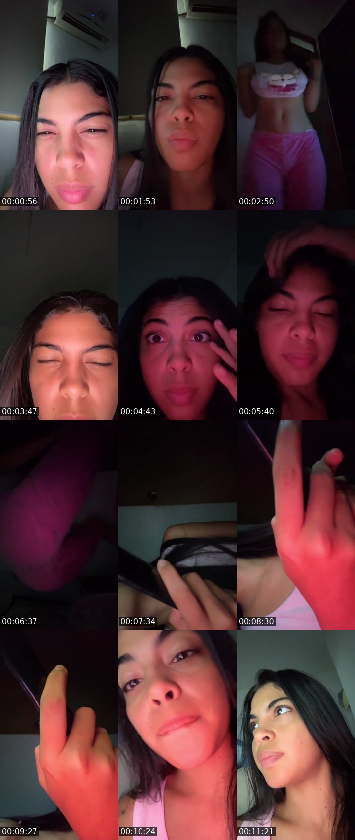 Contact-sheet preview of ✨B@B¥'s Liveme recording