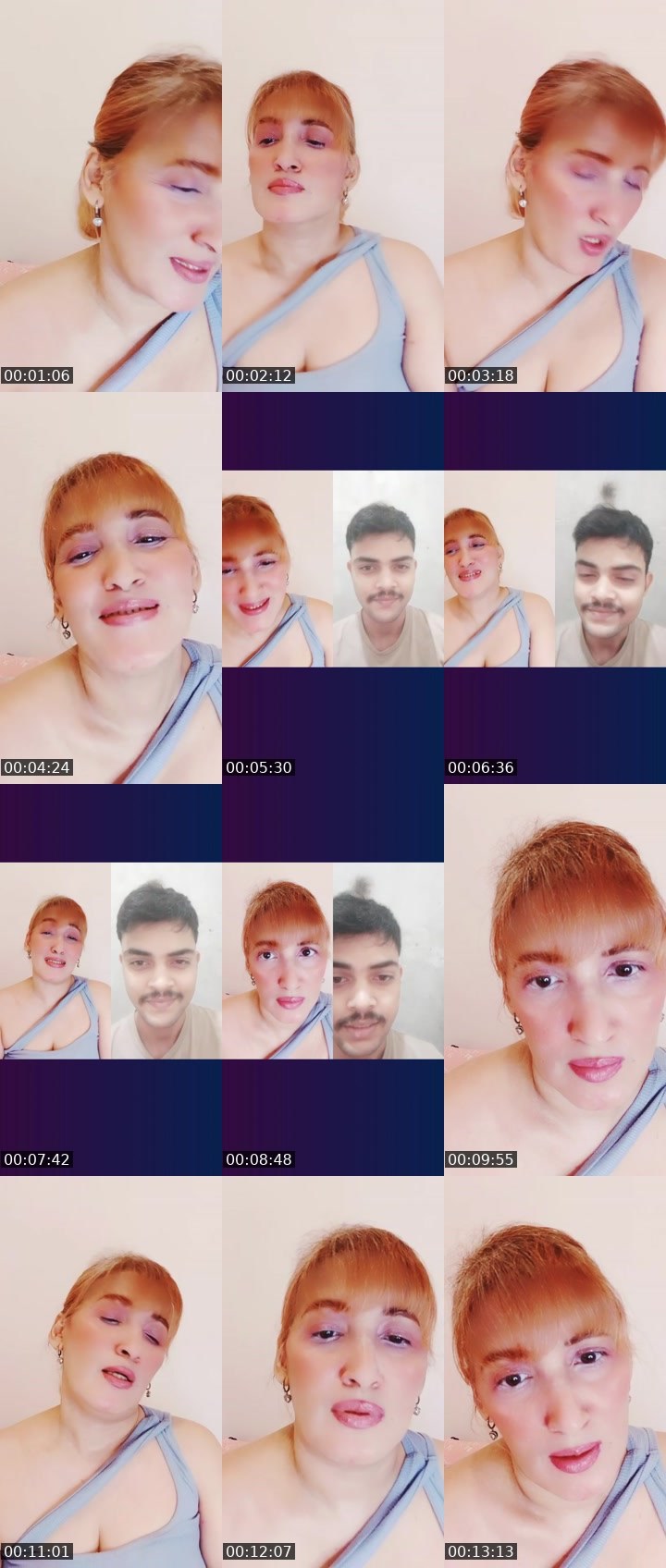 Contact-sheet preview of Amirasweet's Liveme recording