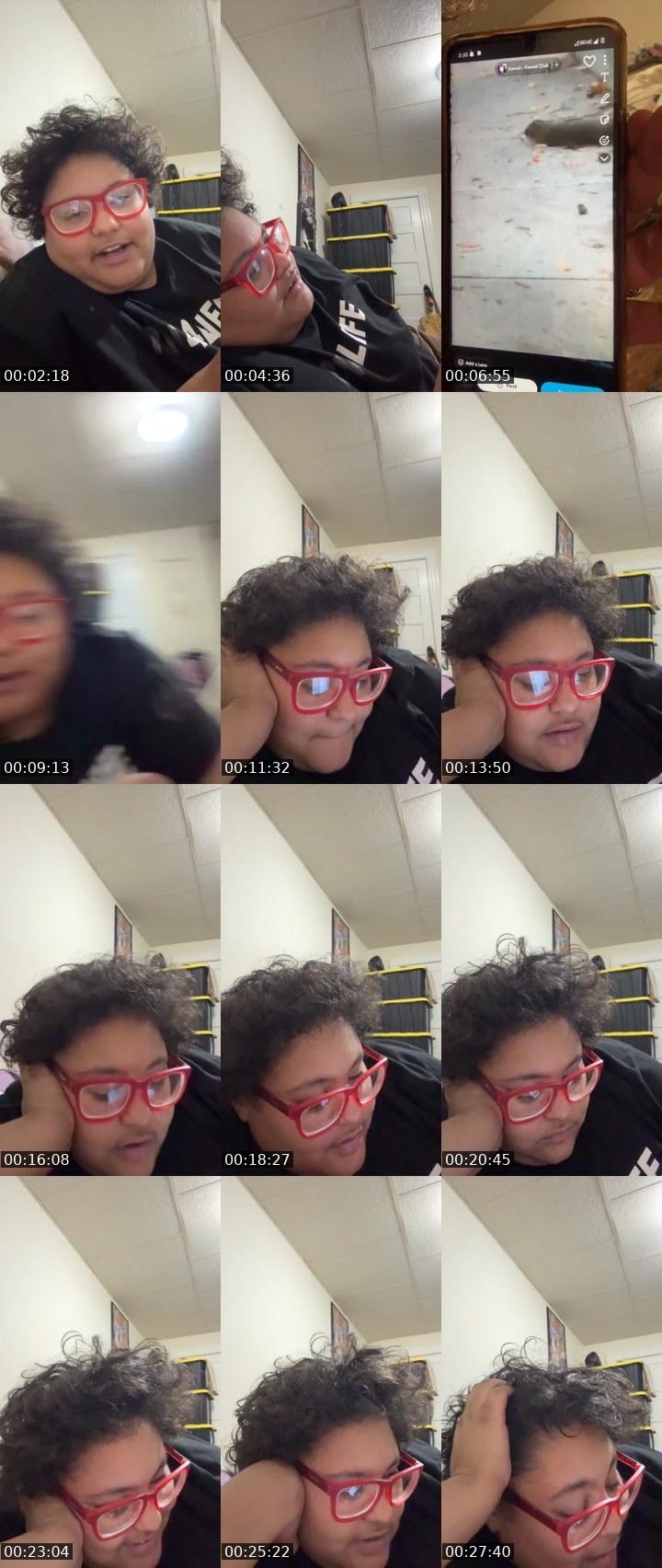 Contact-sheet preview of Mamasota 🇩🇴🩷's Liveme recording