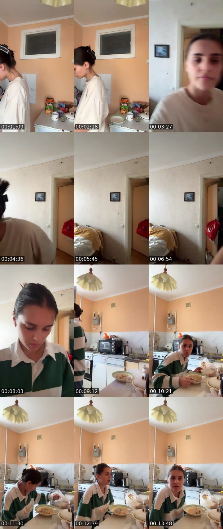 Contact-sheet preview of Юлечка's Liveme recording