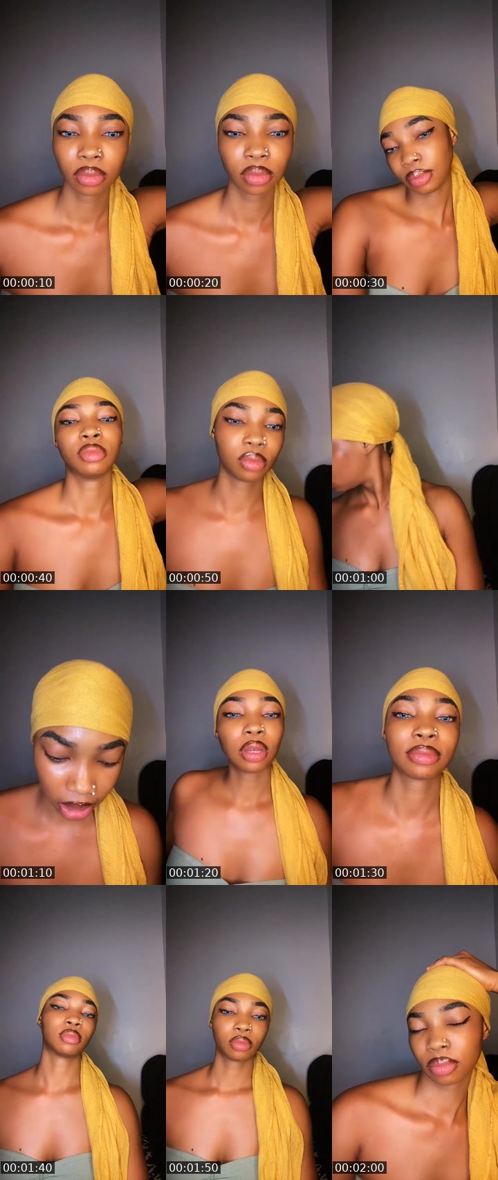 Contact-sheet preview of Babiee💸's Liveme recording