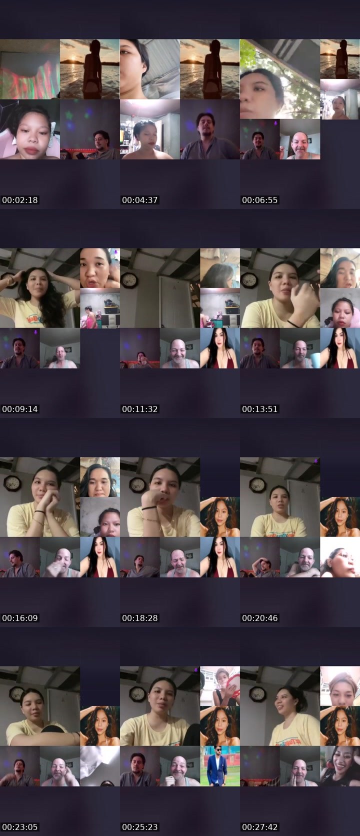 Contact-sheet preview of 👸🏻🪬Camze🧚🔵💋's Liveme recording