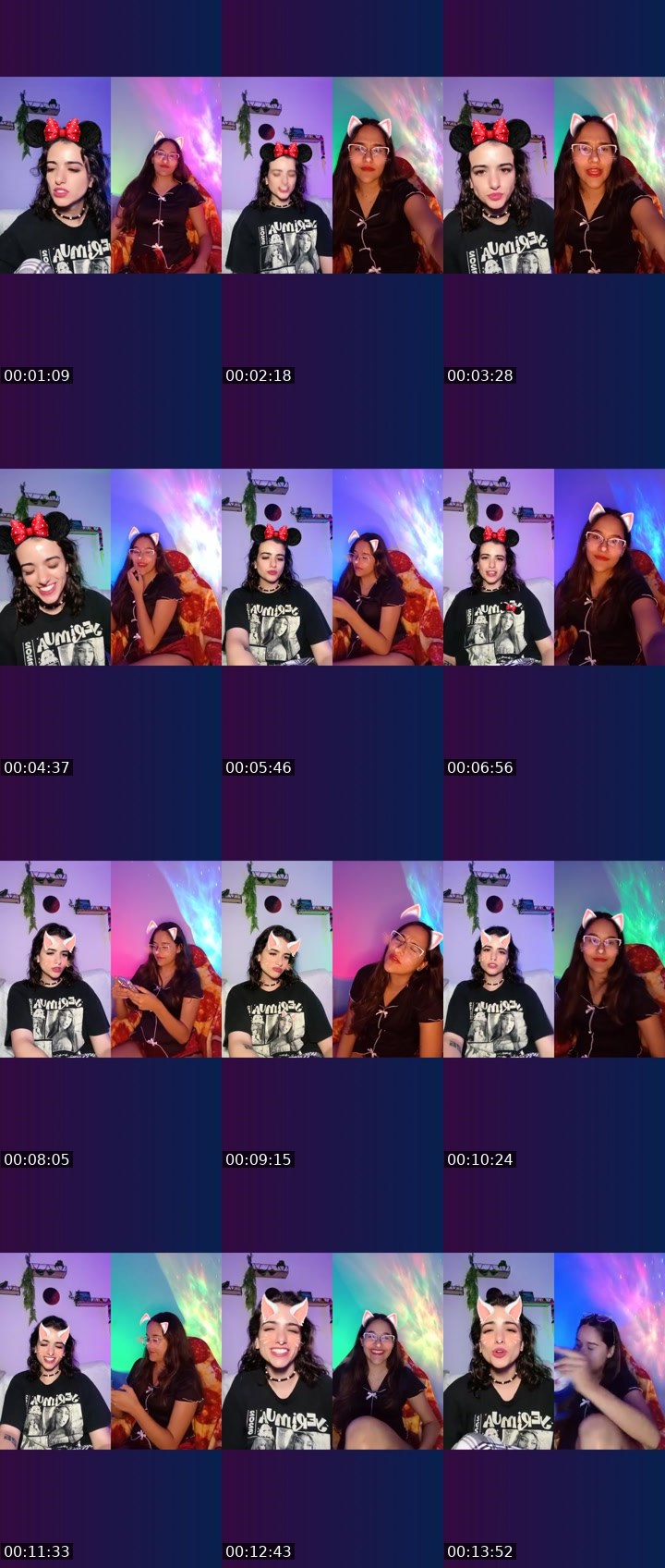 Contact-sheet preview of 💋ROXXX✰Lღ's Liveme recording