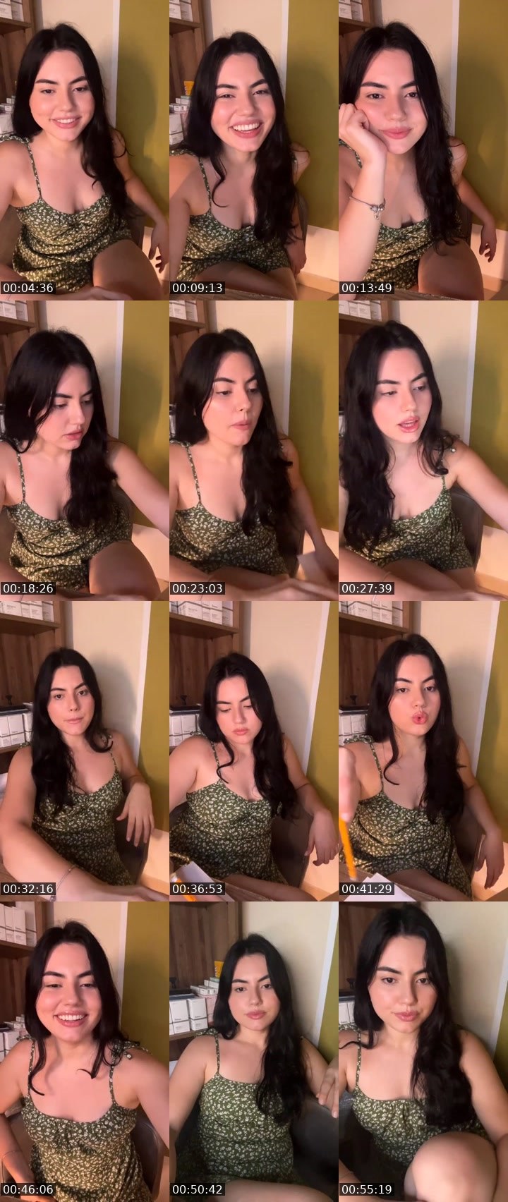 Contact-sheet preview of Lizzie_mdn's Liveme recording