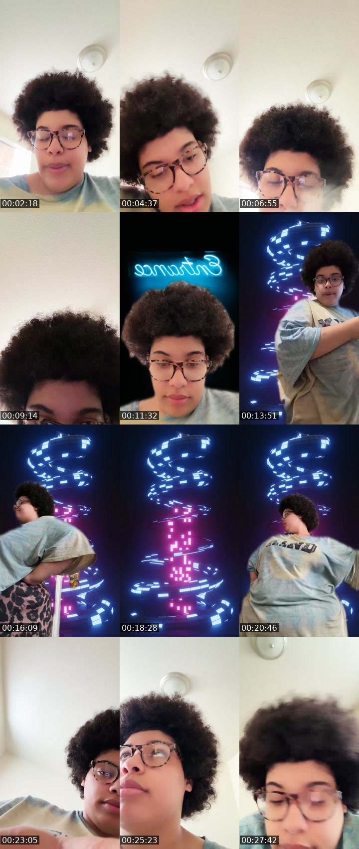 Contact-sheet preview of 🎭⃤ 𝓜𝓪𝓶𝓪 𝓓𝓮𝓮's Liveme recording