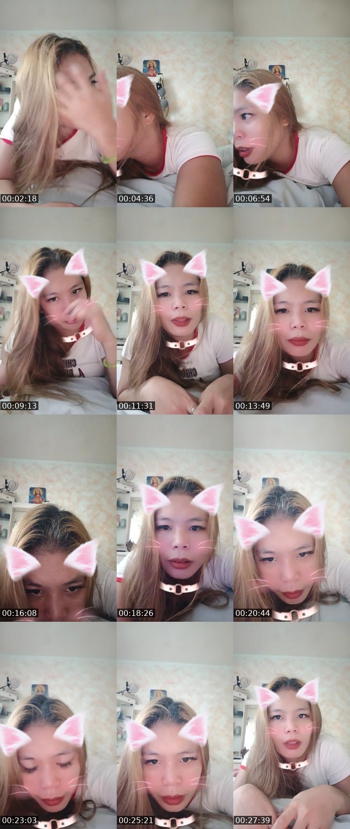 Contact-sheet preview of 🐺👸chealsea🫧's Liveme recording