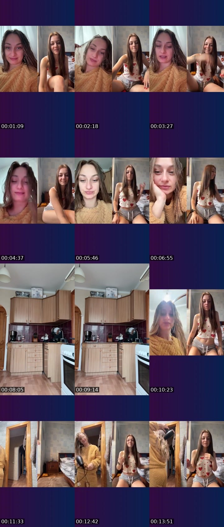 Contact-sheet preview of 𝓟𝓲𝓴𝓪 ༺♡༻'s Liveme recording