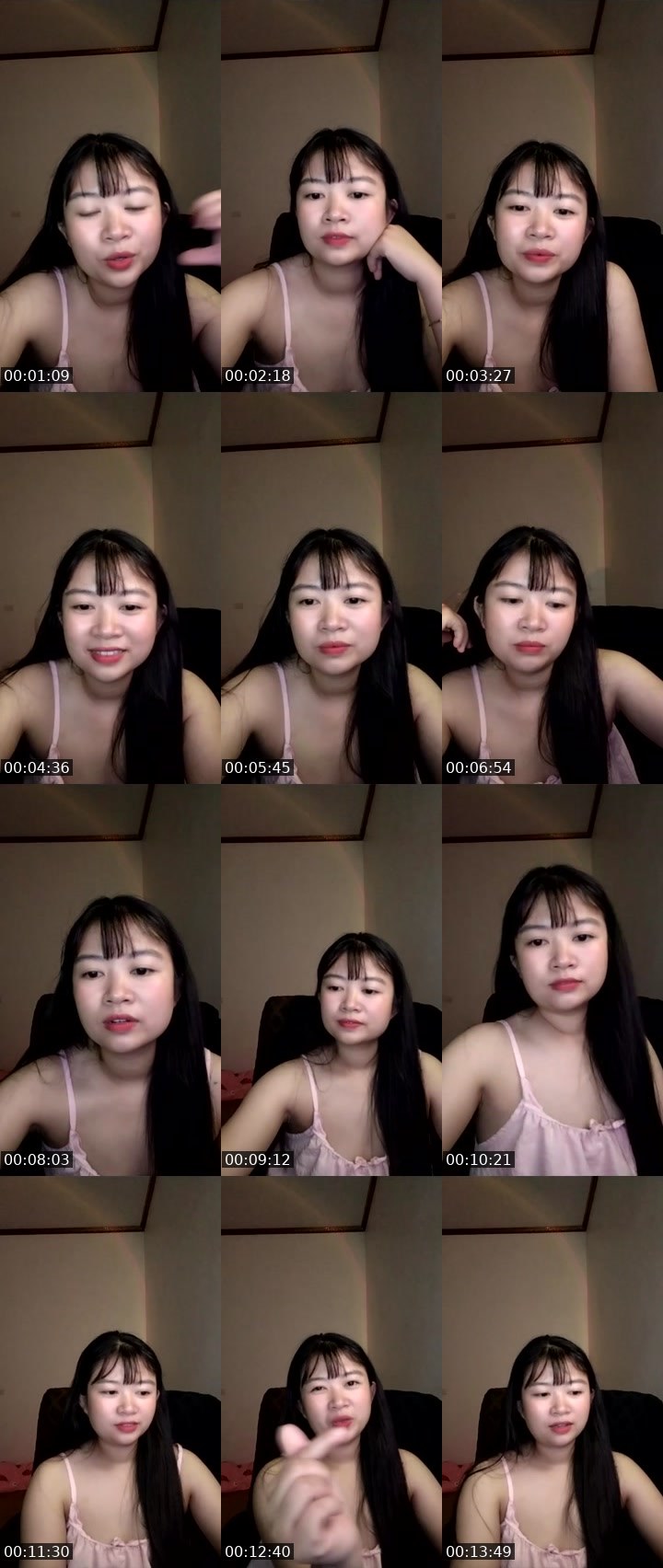 Contact-sheet preview of Luna♥️'s Liveme recording