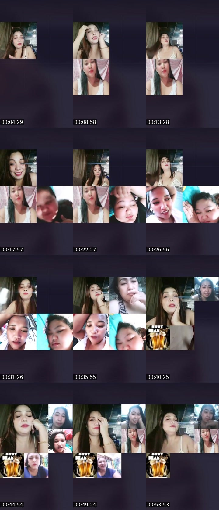 Contact-sheet preview of 👸Erica 🦋's Liveme recording