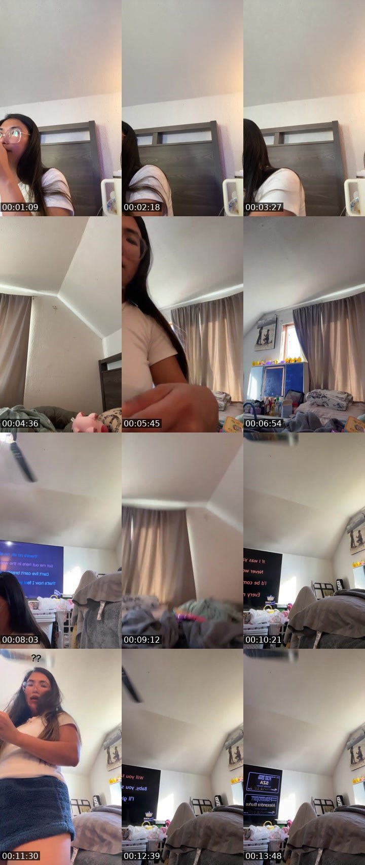 Contact-sheet preview of 💸🧿🐰Đ₳Đ₳💜🥑's Liveme recording
