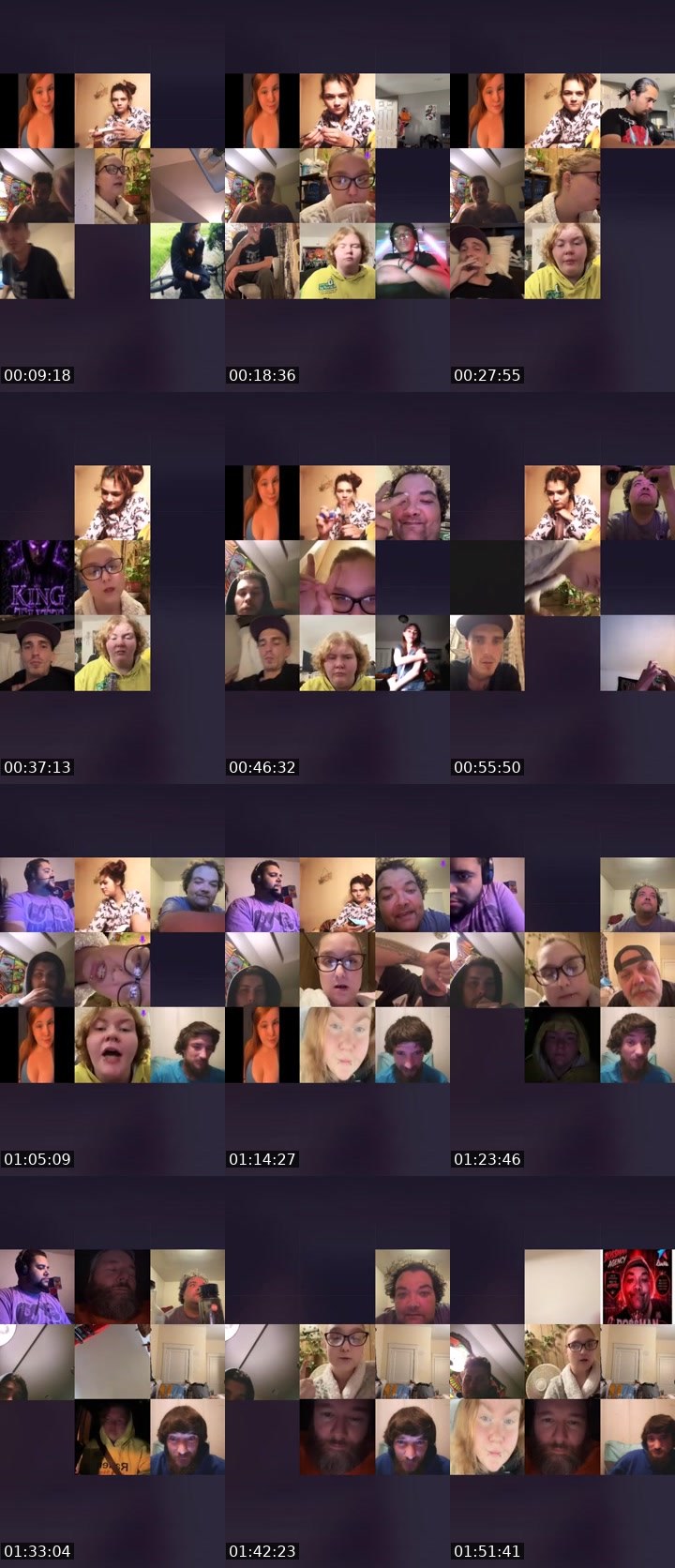 Contact-sheet preview of SpicyNuggyFafo𖠞₄₂₀'s Liveme recording