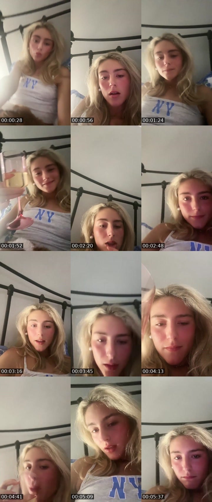 Contact-sheet preview of Emerson grace💗's Liveme recording