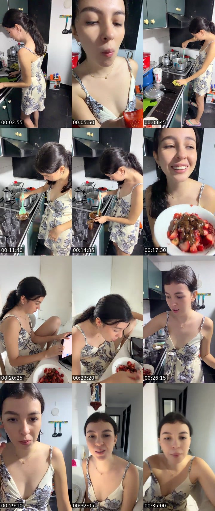 Contact-sheet preview of AlissaGates🍑's Liveme recording
