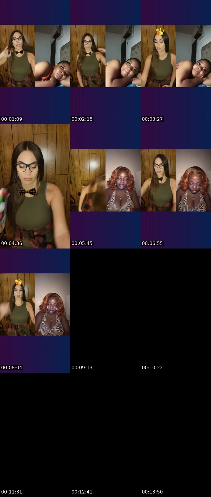 Contact-sheet preview of 🐝Keeper🌼🎁's Liveme recording