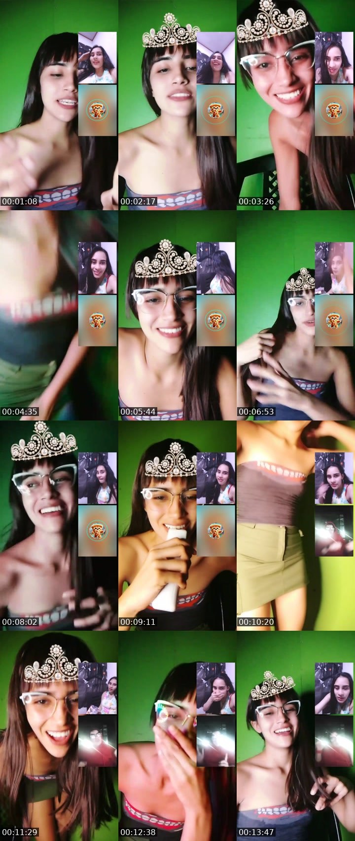 Contact-sheet preview of 🫧🌪️Ashley.P 🔥's Liveme recording