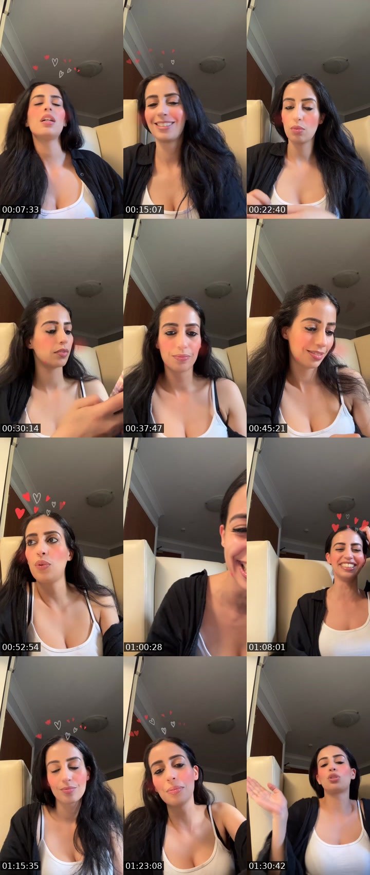 Contact-sheet preview of 𝐌𝐘𝐒𝐓𝐄𝐑𝐘 🐝's Liveme recording