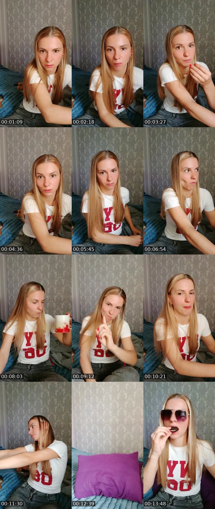 Contact-sheet preview of 🎀 Senorita 🎀's Liveme recording