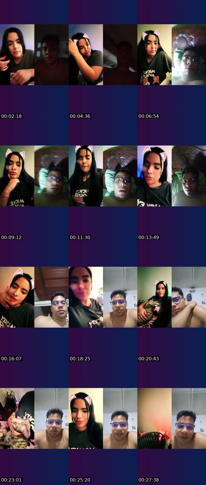 Contact-sheet preview of 👑⃤Yคritah🌸's Liveme recording