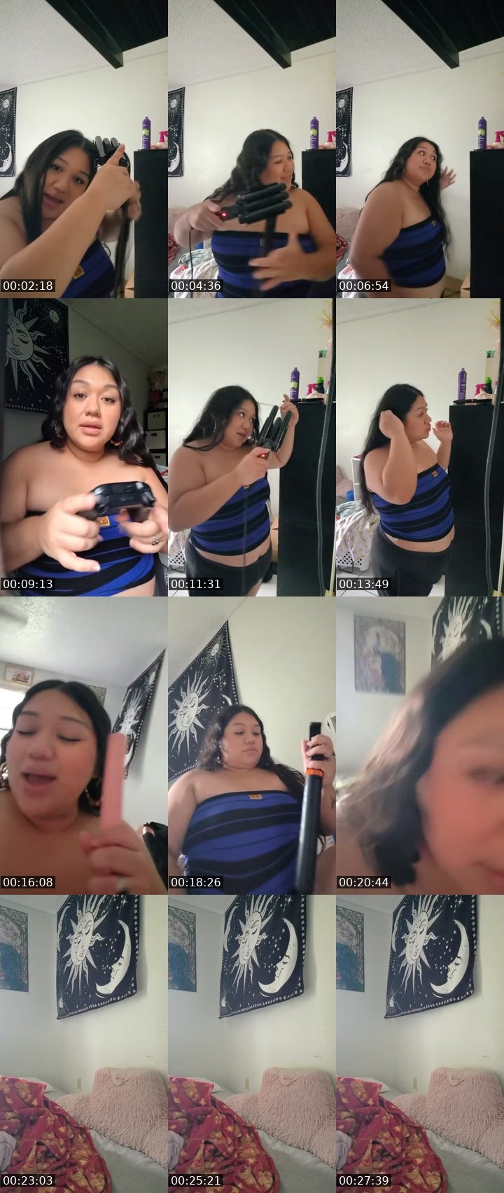 Contact-sheet preview of Chenaa's Liveme recording