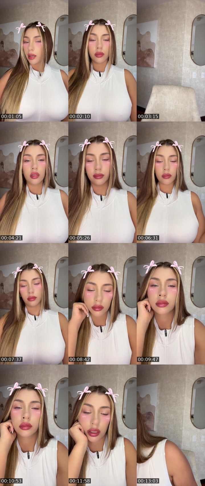 Contact-sheet preview of 𝓟𝓻𝓲𝓷𝓬𝓮𝓼𝓼🌸🧸's Liveme recording