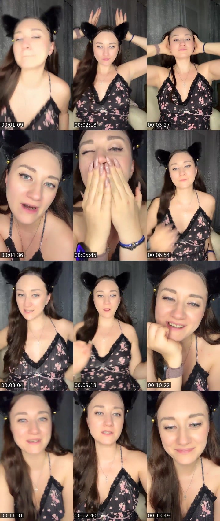 Contact-sheet preview of Isida's Liveme recording