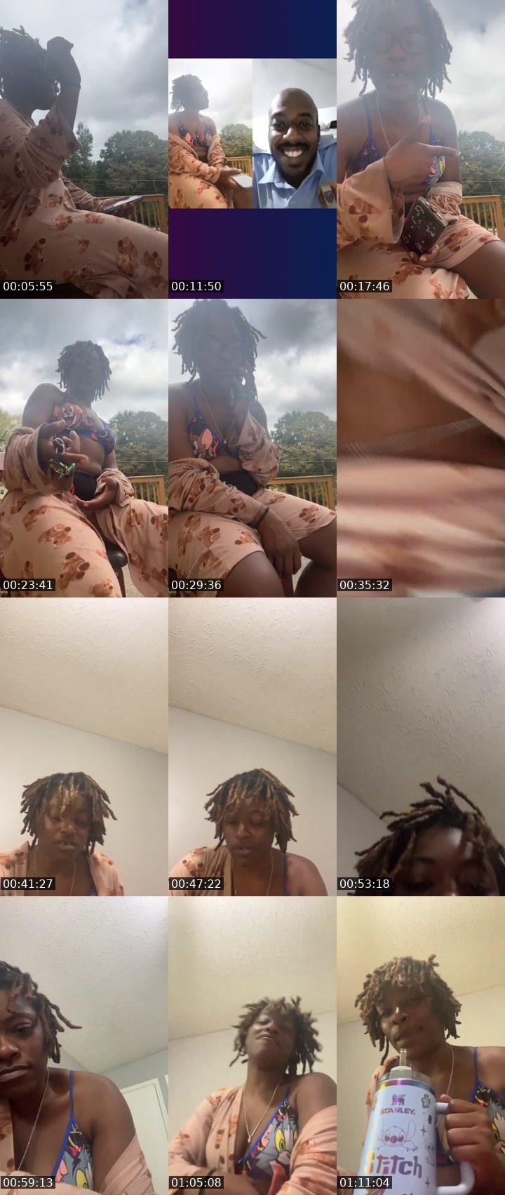 Contact-sheet preview of Dynamitex2's Liveme recording