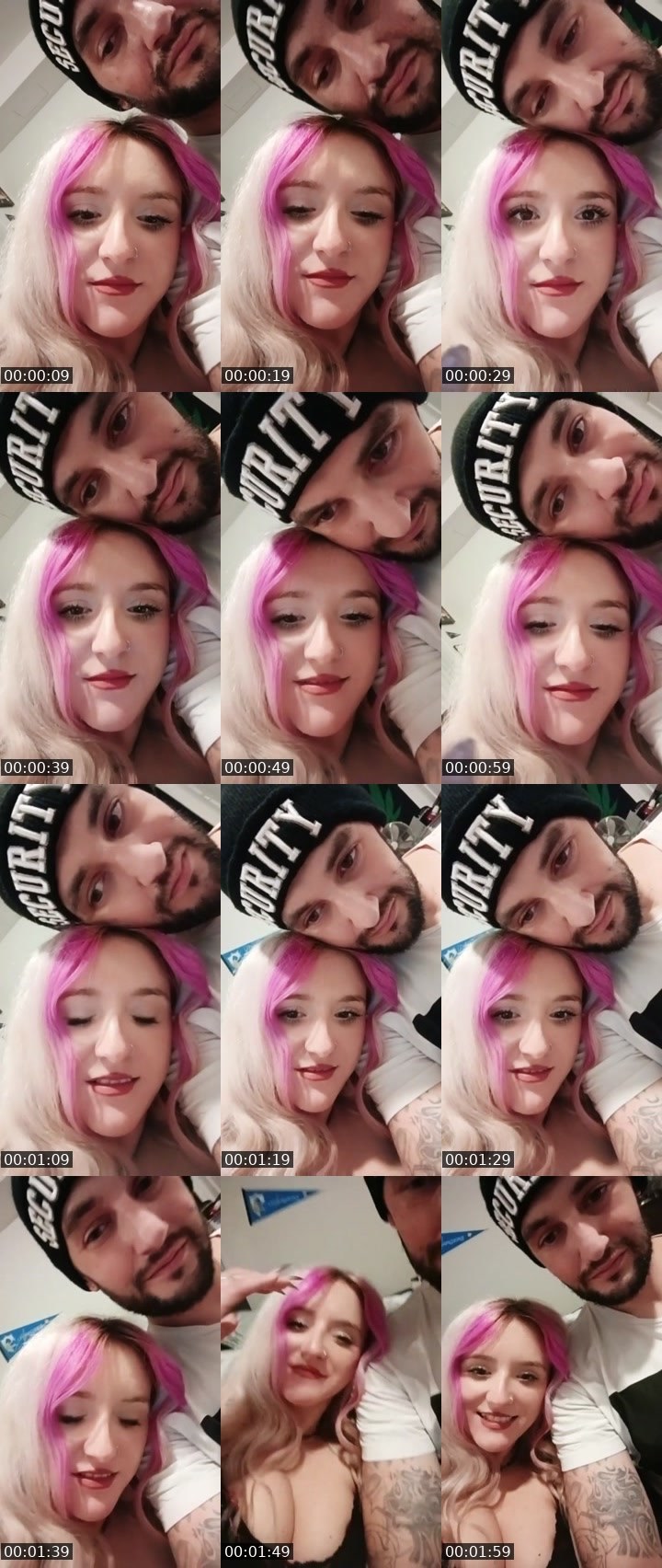 Contact-sheet preview of ༒♛mr.&ms.DADDY♛༒'s Liveme recording