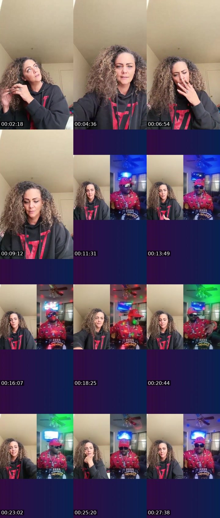 Contact-sheet preview of 🌹CherryDiStallion🫡's Liveme recording