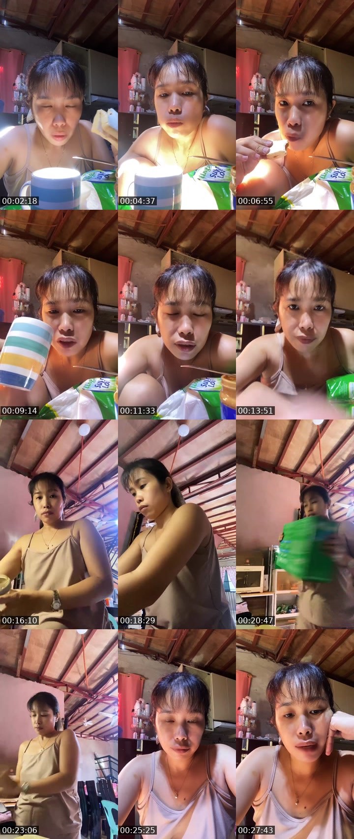 Contact-sheet preview of Vonnex's Liveme recording