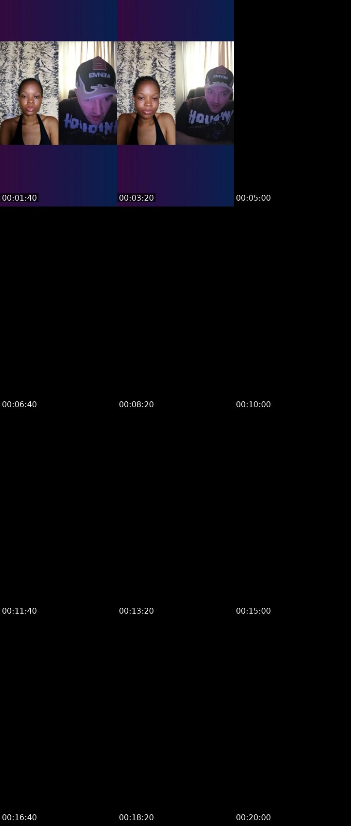 Contact-sheet preview of 💧 ℄THAISÈ 🕊's Liveme recording