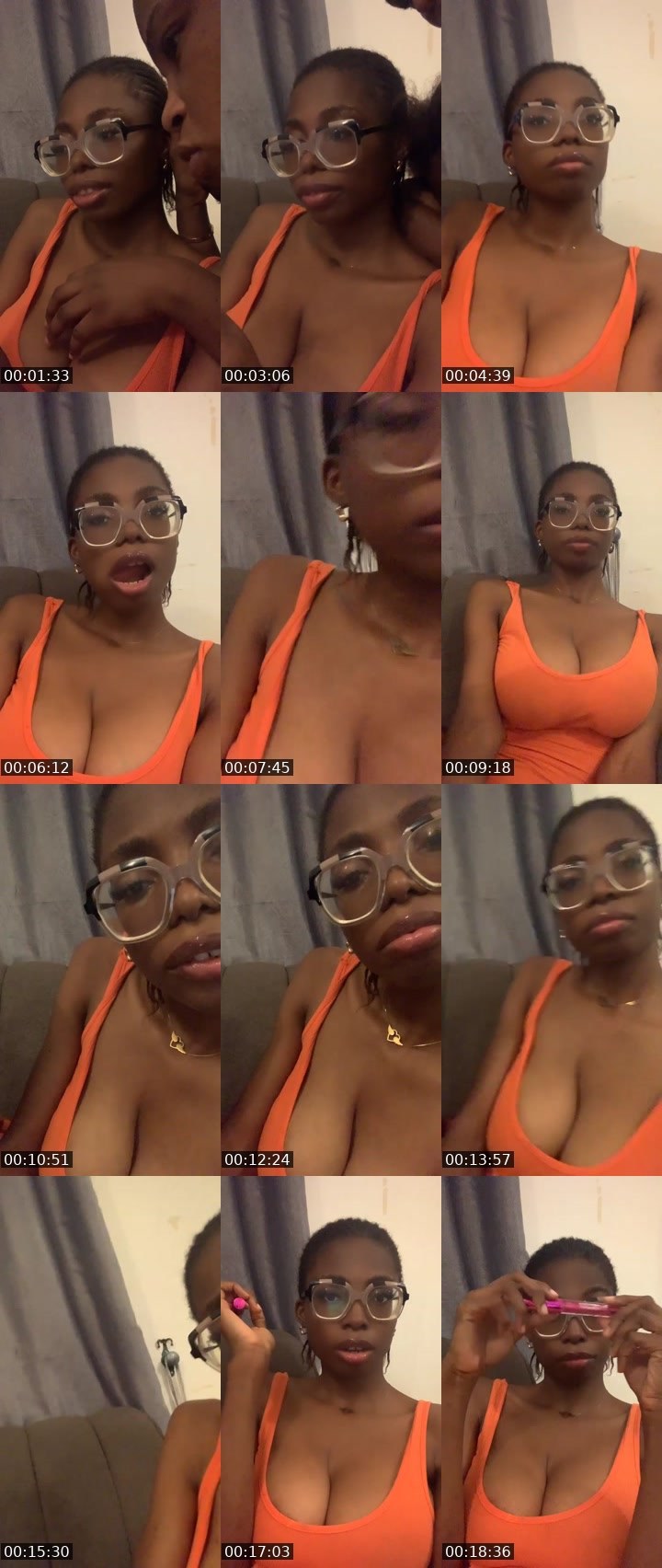 Contact-sheet preview of Lilly😍😍😘🕊️'s Liveme recording