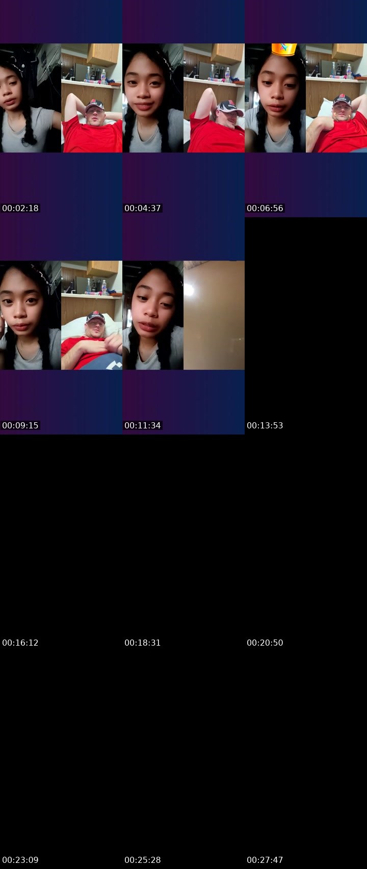 Contact-sheet preview of ♛ₚₕ rose✨'s Liveme recording