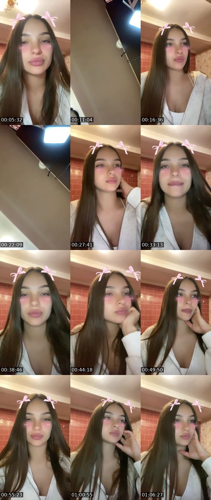 Contact-sheet preview of 🐍𝓚i𝓻𝓪💯🇺🇦's Liveme recording