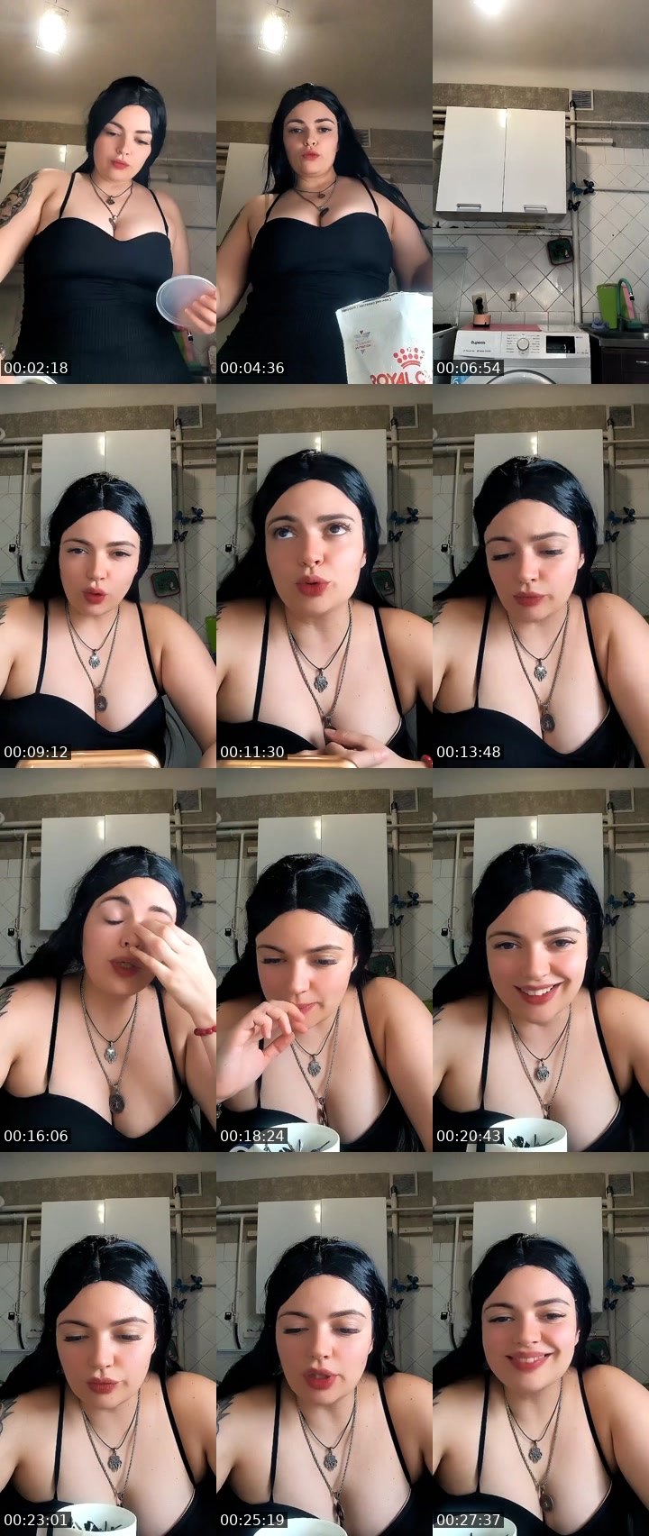 Contact-sheet preview of Yana Mikki🩷🪽's Liveme recording