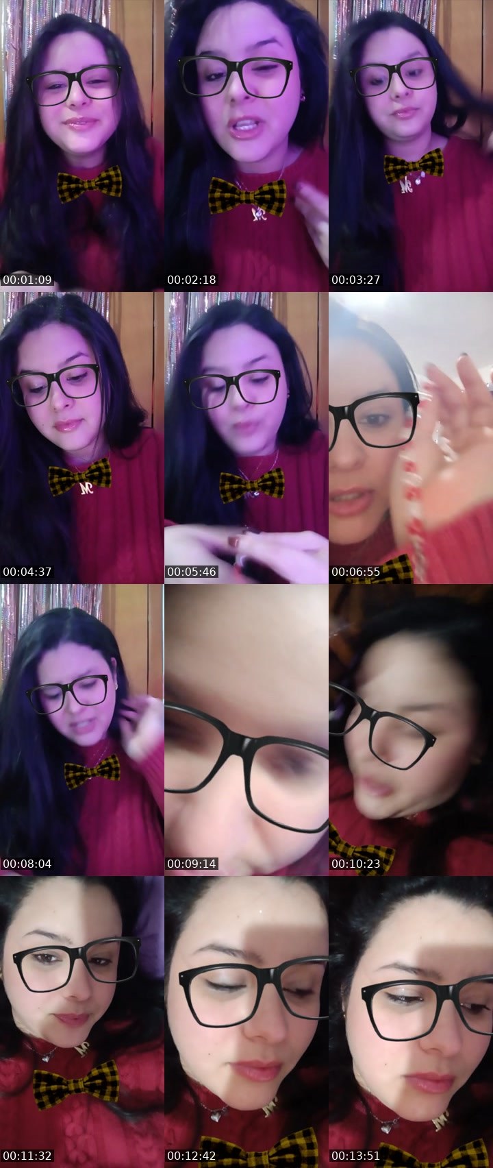 Contact-sheet preview of 💜Marial🪽✨🌋's Liveme recording