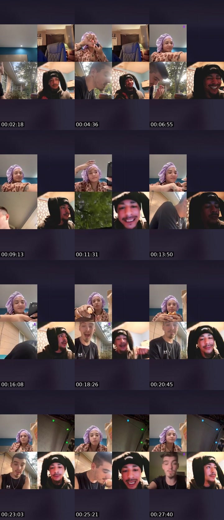 Contact-sheet preview of Gypsyuncensored's Liveme recording
