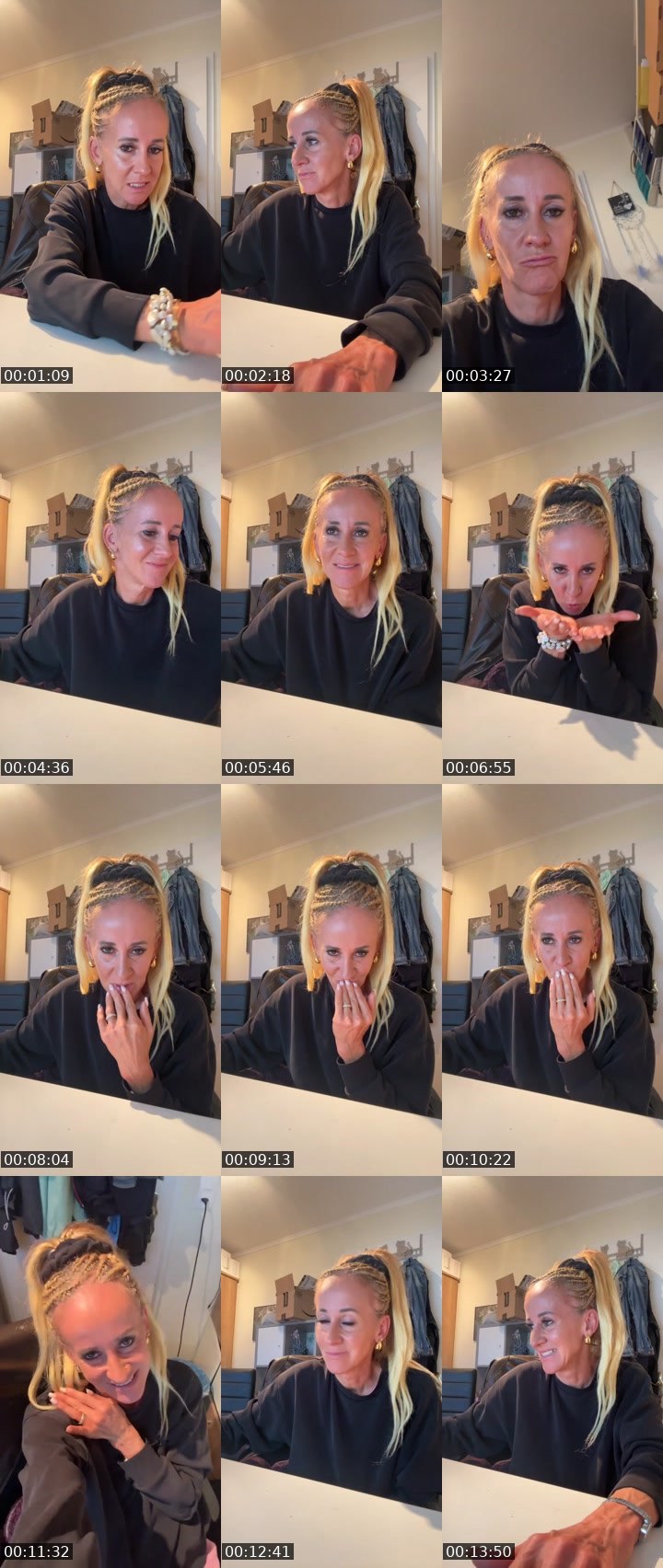 Contact-sheet preview of Soso2222's Liveme recording