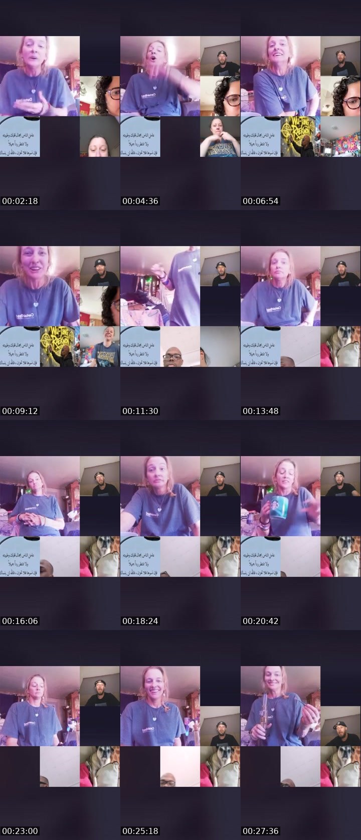 Contact-sheet preview of MamaGr33n ✨💚🌬's Liveme recording