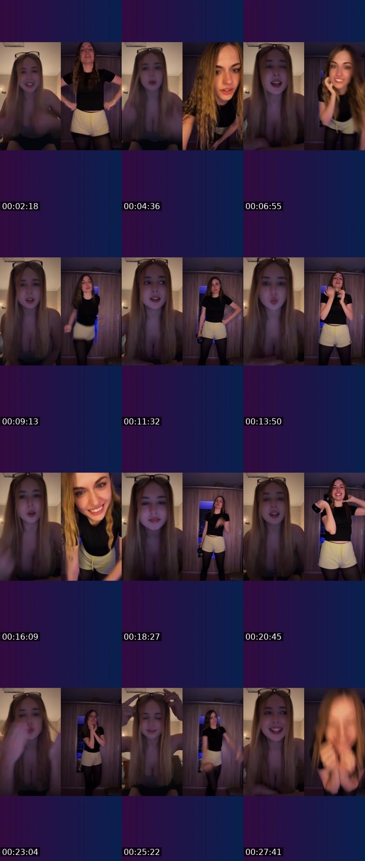 Contact-sheet preview of 🌿Lia Pixie🧝🏻‍♀️'s Liveme recording