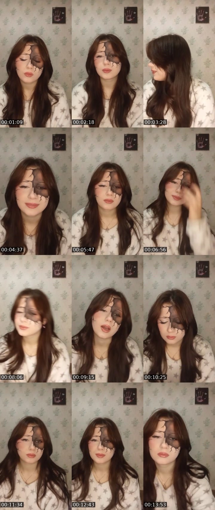 Contact-sheet preview of angel 🎀's Liveme recording