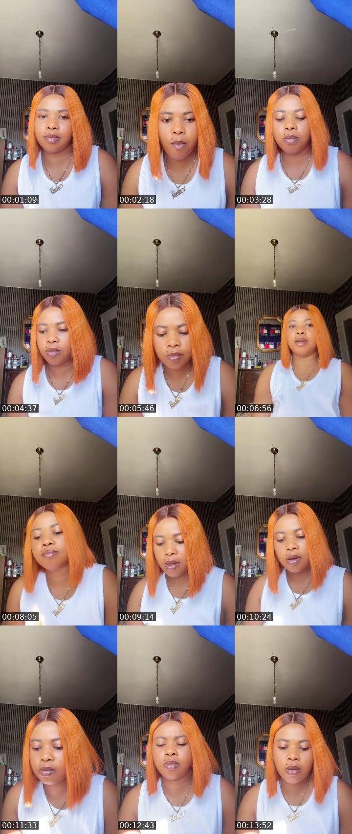 Contact-sheet preview of MERCYLUV💋's Liveme recording
